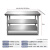 米逡单层不锈钢工作台厨房操作台灶台架一层打荷台饭店切菜桌打包装台 三层工作台 60x60x80cm