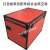 航空箱定制定做铝合金箱子收纳箱展会运输工具铝箱仪器设备周转箱 红色配黑色配件 尺寸定做非