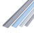 杨笙福线槽板 PVC配线槽单独盖板盖子电柜箱线槽盖深灰白蓝色滑盖 80宽*10根=20米 深灰色