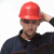 代尔塔（Deltaplus）冬季帽檐透气安全帽生产防寒保暖加厚透气工地内衬神器头盔 红色