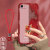 古芬 苹果8plus手机壳iphone7新款女油画花朵龙7p液态硅胶全包防摔软壳新年红色本命年保护套 山茶红-油画花龙茶+手链 苹果7