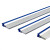 刮屑板机床导轨刮屑板胶条数控车床刮削板铝合金型材刮油板 宽20长度1000mm