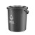 樊先森 厨房垃圾桶 室内带盖茶叶沥水桶茶水桶手提圆形10L带提手【其他垃圾】