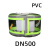 PVC透明法兰保护套塑料PP防护套保护罩防护罩耐酸碱腐蚀防喷溅DN DN500PVC