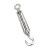 安达通 拉紧器 304不锈钢花篮螺丝钢丝绳紧绳器紧线器  M8（CC型） 