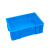 零件盒小号五金工具分格元器件周转箱收纳箱储物箱整理箱 蓝色(3只装)285x195x85mm