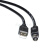 USB转MD6 6针 用于汽车检测仪电1脑联机线 数据线 程序升级线 黑色 1.8m