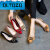 QLTQZQ女士大码高跟鞋女年新款小码3441单鞋中跟尖头职业细跟黑色工 黑色6.5厘米-跟高标准码 0cm 36