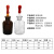 玻璃滴瓶30ml60ml125ml250ml白滴瓶棕色滴瓶茶滴瓶带滴管红皮头全 30ml白滴瓶(单个)
