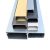 铝合金线槽明装方形金属卡扣压线槽桥架布穿线槽隐形装饰 20*10 满5米