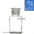 玻璃茶色瓶白色广口瓶玻璃瓶磨口瓶棉瓶酒瓶磨砂实验室用 250ml透明大口拔罐