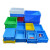 周转箱长方形塑料零件盒加厚螺丝盒工具收纳盒子物料箱胶框可带盖 400-130箱 外/440*330*140 熟料