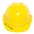 千井中国电建安全帽V型透气ABS监理建筑工地头盔J12637 豪华旋钮款白色