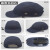 七格匠 四孔防碰防撞帽工作帽檐安全布帽防护轻型棒球安全帽工人电焊工 黑色