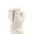 冰禹劳保清洁手套 加厚防滑耐磨护手 33cm白色丁腈 S码（5双）BH-271