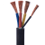 富国超群电线电缆线YC-450/750V-3*25+2*10铜芯橡胶软电线3+2芯户外耐磨电源线 1米