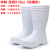 EVA超轻泡沫雨靴卫生靴厨房耐油耐酸碱高筒靴子防滑水鞋 单鞋-高筒818白 标准尺码 44