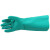Ansell安思尔37-165丁腈橡胶手套加厚款防腐蚀耐油耐酸碱防化手套 杜邦C袖套+手套+手套环 M