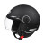 3C认证四季通用电动车头盔男女士四季通用款摩托车安全帽半盔全盔 双镜哑黑外短内彩