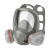 LISM防毒面具全面罩6800喷漆防毒面罩全脸防护化工生化有毒气体喷漆打 升级硅全面具-防尘毒7件套套装+