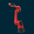 碳钢焊接机器人六轴激光二保弧焊机械手10KG切割电焊机械臂 西瓜红2520六轴臂展2500负