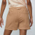MAGNLENS夏季休闲短裤女美式户外运动外穿设计感中腰工裤裤子 褐色 160/XS