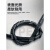 黑白缠绕管包线管电线保护套pe绕线管螺旋束线管收纳理线电源 黑色Φ12(6米)