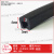 U型橡胶密封条平角包边条薄板防撞PVC机械设备硅胶护口橡胶封边条 平角-59（6*5卡2-3mm（1米价）