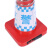 立采  LED发光路锥 PVC安全警示摇控反光锥 充电警示桶 雪糕桶 