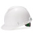 德威狮  标准型ABS安全帽工地领导建筑工程头盔透气男 白色标准ABS一指健
