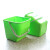 意大利CT施达长方形25L大容量清洁水桶加厚耐用塑料提水桶带提手收纳储物桶汽车家用清洁桶 绿色 15L