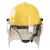97款消防头盔消防员韩式头盔02款黄色森林防护头盔防火救援安全帽 森林消防头盔（铝箔披肩）