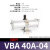 增压阀VBA10A-02气体增压泵VBA20A-03储气罐20L38LVBA40A-04GN VBA40A-04 无配件