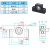 丝杠支座组件C-BSW/BSWE BUN5 6 8 10 12 15 20 25固定侧方型国产 C-BUN 8
