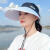 畅桑风扇帽成人充电帽女夏季沙滩遮阳帽运动户外空顶帽太阳帽 白色（带风扇） 均码（55-60cm）可调节