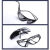 电焊眼镜劳保防风防沙防护防强光防打眼玻璃打磨切割护目镜 灰色-材质升级款 5个