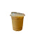 乐霍 咖啡杯一次性带盖透明pet塑料冷饮杯打包奶茶杯外带防漏 定制logo
