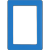 安赛瑞 磁性相框 挂墙免打孔磁吸照片墙 广告宣传展示框 7寸单层 蓝色 8H00543