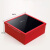 三八女神节鲜花礼盒花束花盒包装盒花束空盒子花艺圆形心形礼品盒 大号方形红色1个