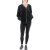 卡尔文·克莱恩（Calvin Klein）女式天鹅绒标志拉链连帽衫 black Plus Size 3X