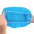 梓萤岔适用于加厚一次性帽子无纺布帽 头套美容防尘圆帽蘑菇帽 防护帽35 蓝色条形帽100只21寸