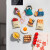 ins可爱仿真食物冰箱贴磁贴卡通贴感个性创意趣味高颜值3d 法棍面包布袋(含磁铁) 中