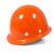 首盾玻璃钢安全帽工地男施工领导头盔国标建筑工程防护工作定制印字 玻璃钢加厚款橙色-(按钮)