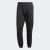 阿迪达斯 （adidas）裤子男裤运动裤卫裤瑜伽训练七分裤健身裤宽松高弹力跑步黑色美版 Black XS
