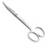 南盼 R 实验用剪刀 不锈钢实验室剪 手术剪刀 手术弯尖22cm 不锈钢