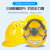 婕满果安全帽工地安立通施工领导透气ABS玻璃钢建筑工程安全头盔电网 欧式款 黄色
