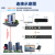 慧谷 电话光端机PCM语音光端机光纤收发器延长器 1路电话+4路千兆隔离网络100公里 HG-811P4GE/V-100 FC圆口