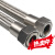 MDUG304不锈钢波纹管1.2寸DN32蒸汽软管高温高压工业管钢丝编织金属 1.2寸 300mm 304