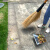 适用手工大扫把竹扫把庭院笤帚车间专用铁扫帚户外院子扫水扫雪 款+加厚畚箕两件套