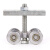 MEXUEER优质重型工业吊轮滑轮移动推拉门滑轮轨道吊轮衣柜推拉门滑轮上轮 铸钢铝吊轮